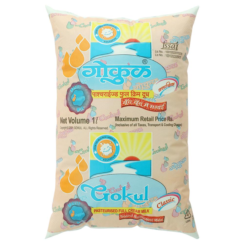 Buy Gokul Full Cream Milk 1 L Online at Best Price